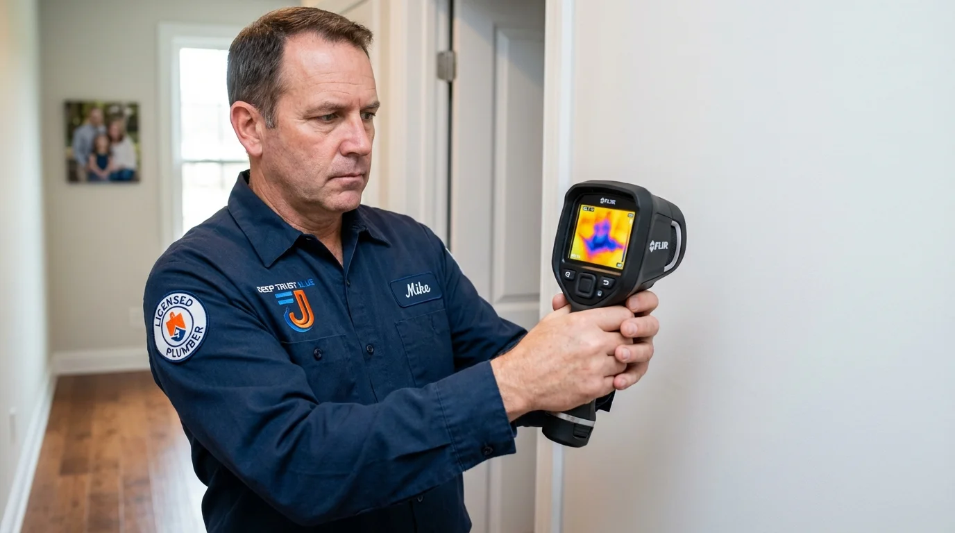 Thermal imaging leak detection by Johns Plumbing LLC in Magee